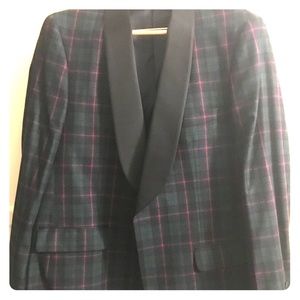 Maus & Hoffman Tartan/Plaid Tuxedo Jacket